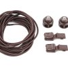 Lacets de bottes sans attache marron foncé - 71 pouces