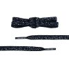 Lacci in cemento bianco nero con punte in plastica nera