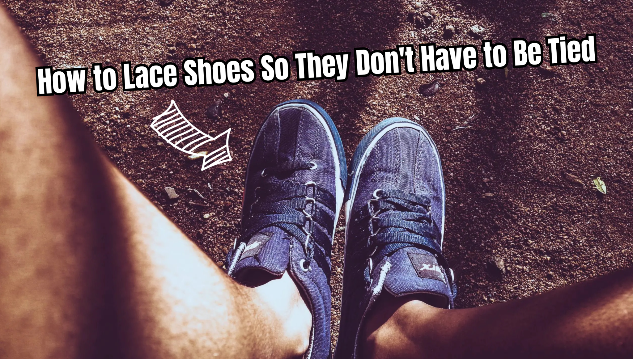 How to Lace Shoes So They Don't Have to Be Tied