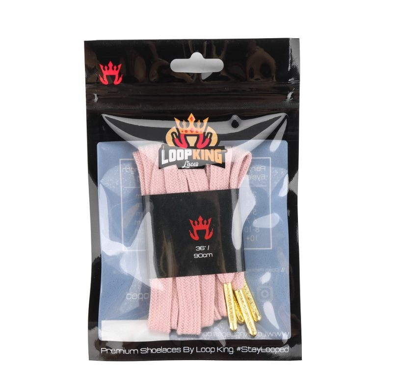 bright pink shoe laces