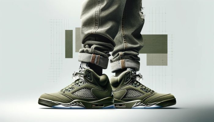 jordan 5 olive green