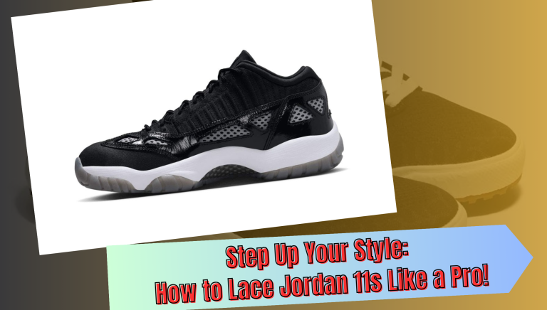 lacing jordan 11s
