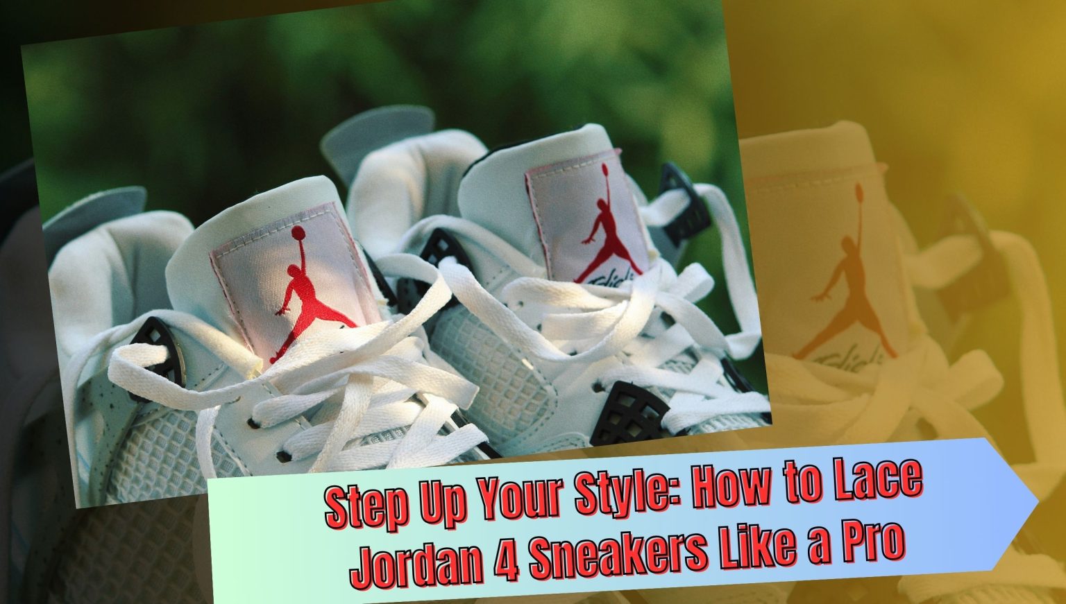 lacing jordan 4s