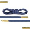 Ton choix de lacets plats bleus