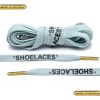 Stile "SHOELACES" azzurro sporco con punte dorate