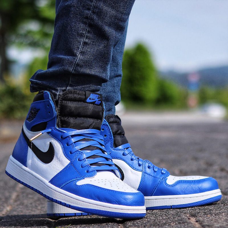 royal 1 blue laces